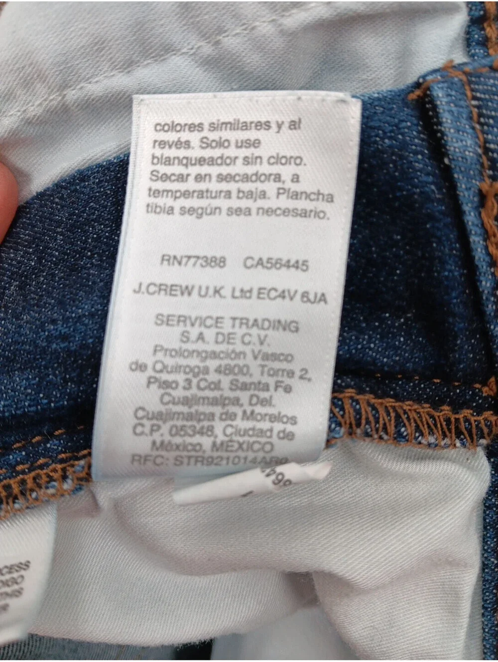 J.Crew Jeans Women's 31 Blue Denim Stretch Mid Rise Dark Wash Casual Preppy